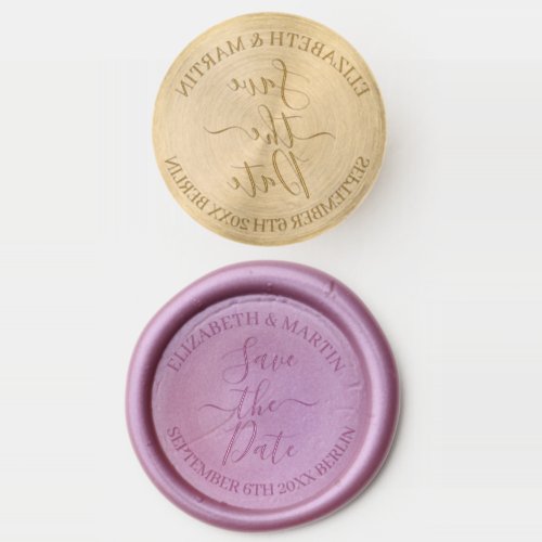 Save the Date Weddings Wax Seal Stamp