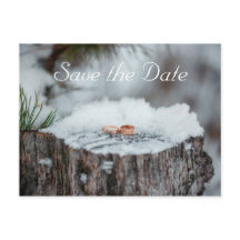 Save The Date--Winter Wedding