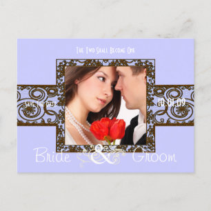 Save The Date with Your Photo Announcement Postcard