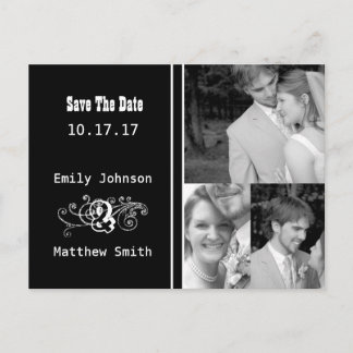 Save The Date with Your Photo Announcement Postcard