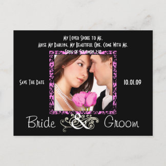 Save The Date with Your Photo Announcement Postcard