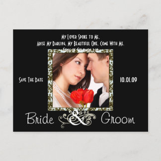 Save The Date with Your Photo Announcement Postcard