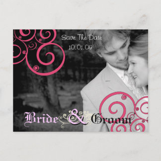 Save The Date with Your Photo Announcement Postcard