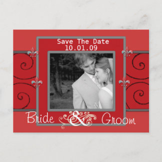 Save The Date with Your Photo Announcement Postcard