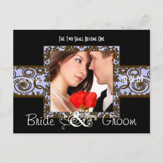 Save The Date with Your Photo Announcement Postcard