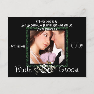 Save The Date with Your Photo Announcement Postcard