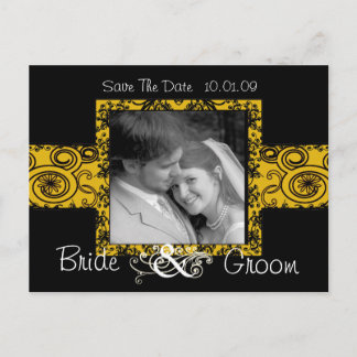 Save The Date with Your Photo Announcement Postcard