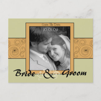 Save The Date with Your Photo Announcement Postcard