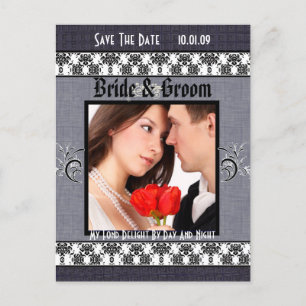 Save The Date with Your Photo Announcement Postcard