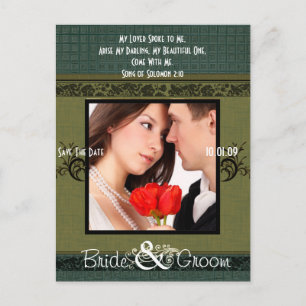 Save The Date with Your Photo Announcement Postcard