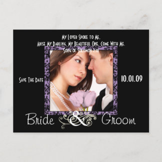Save The Date with Your Photo Announcement Postcard