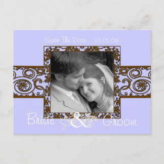 Save The Date with Your Photo Announcement Postcard