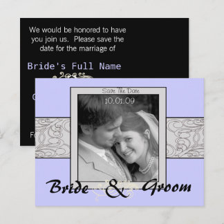 Save The Date with Your Photo Announcement Postcard