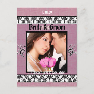 Save The Date with Your Photo Announcement Postcard