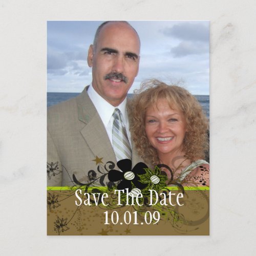 Save the Date with YOUR Photo _ La _ Customized Announcement Postcard