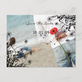 Save The Date with Your Photos Announcement Postcard