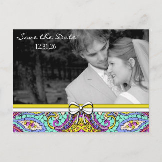Save The Date with Your Photos Announcement Postcard