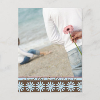 Save The Date with Your Photos Announcement Postcard