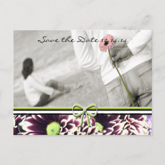 Save The Date with Your Photos Announcement Postcard