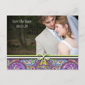 Save The Date with Your Photos Announcement Postcard