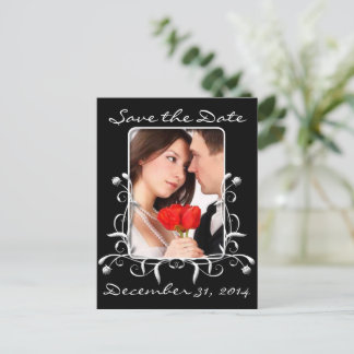 Save The Date with Your Photos Announcement Postcard