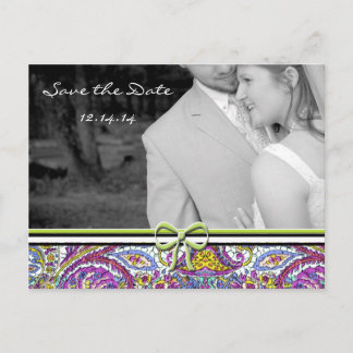Save The Date with Your Photos Announcement Postcard