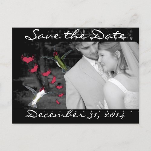 Save The Date with Your Photos Announcement Postcard