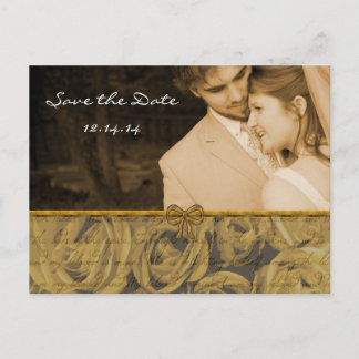 Save The Date with Your Photos Announcement Postcard
