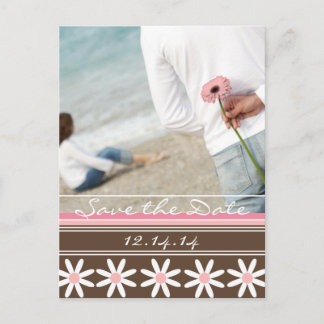 Save The Date with Your Photos Announcement Postcard