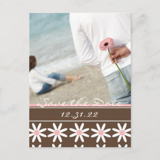 Save The Date with Your Photos Announcement Postcard