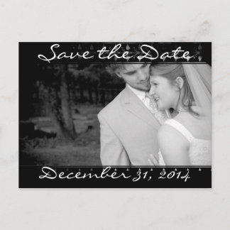 Save The Date with Your Photos Announcement Postcard