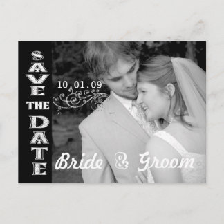 Save The Date with Your Photos Announcement Postcard