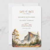 Save The Date Yosemite National Park Destination Invitation (Front)