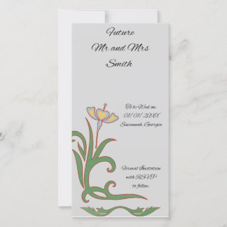 Save the Dates Art Nouveau Style