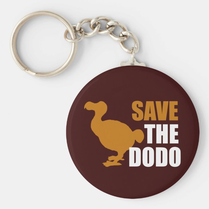 Save The Dodo Bird Key Chain