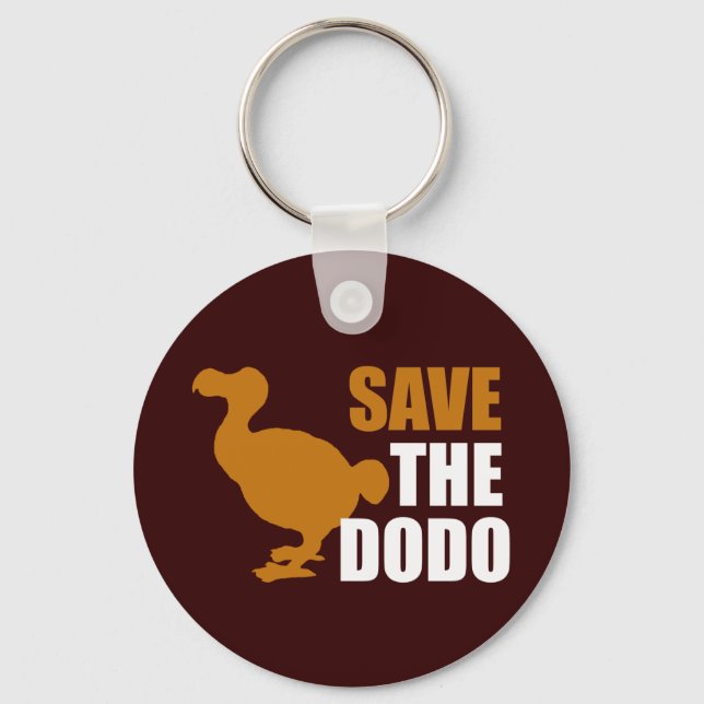 Save The Dodo Bird! Keychain (Front)