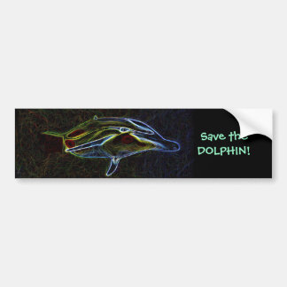 Save The Dolphin bumper sticker