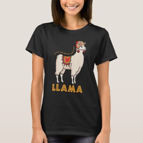 Save The Drama For Your Llama Cute Animal  1 T-Shirt