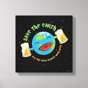 Save The Earth Canvas Print