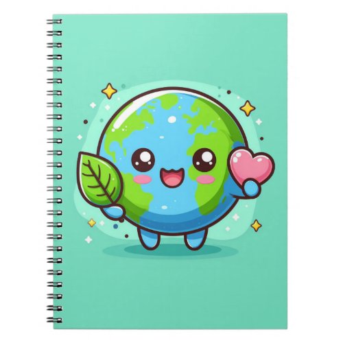 Save the Earth Cute Earth journal