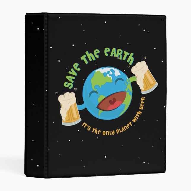 Save The Earth Mini Binder (Front/Spine)