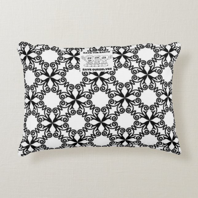 Save the earth Pillow/Poufs Accent Pillow (Front)