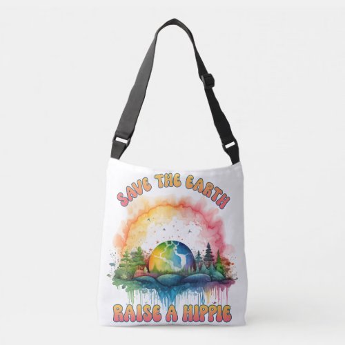 Save The Earth Raise A Hippie Tote