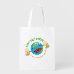 Save The Earth Reusable Grocery Bag