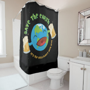 Save The Earth Shower Curtain