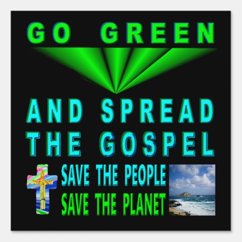 Save The Earth Sign