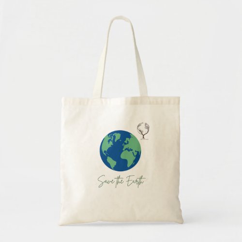 SAVE THE EARTH TOTE BAG