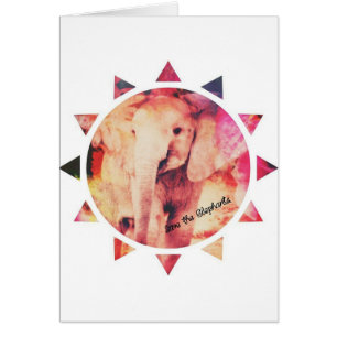 Save the Elephants, Baby Elephant Sunshine Cards