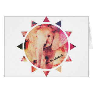 Save the Elephants, Baby Elephant Sunshine Cards