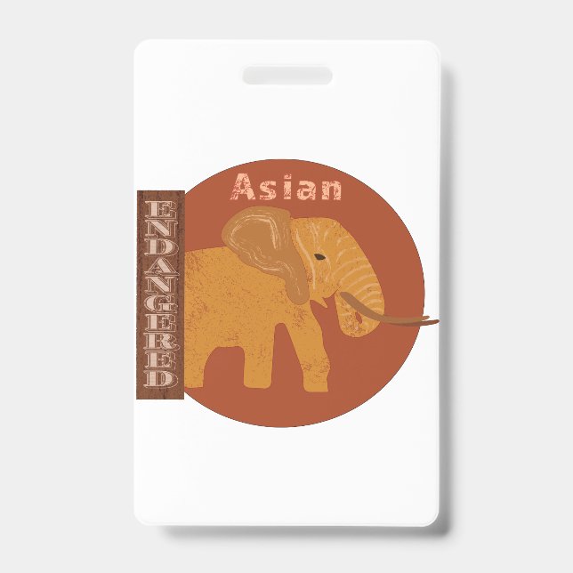 Save the Elephants Badge (Front)